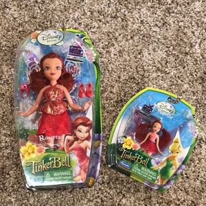 Brand new Disney Fairies Rosetta dolls
